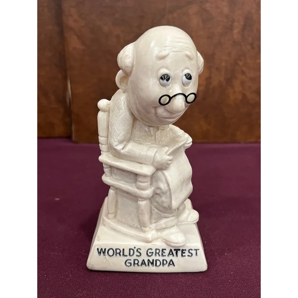 Vintage 1970's Russ Wallace Berrie  Worlds Greatest Grandpa   In U.S.A